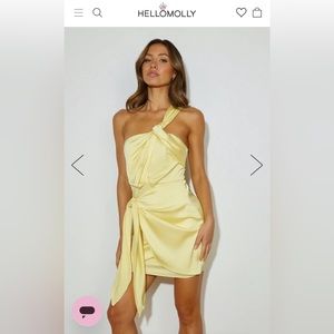HelloMolly Summertime Glow Mini Dress - Yellow
